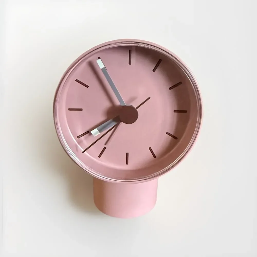 IKEA Bondtolvan Analog Alarm Clock Pale Pink, 3-1/4